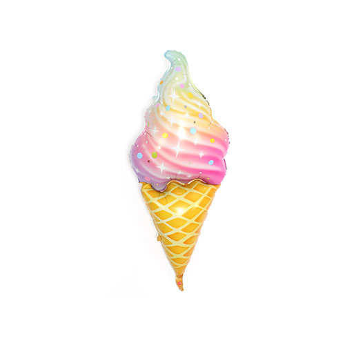 레인보우 아이스크림 대형 호일 풍선